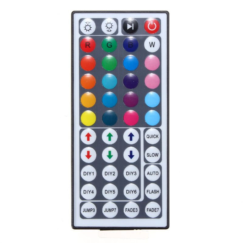 Ac110-240v 18cm 5050 2.9w Rgb Led Akváriumi Akvárium Lámpa Színváltó Rúd Merülő + 44 Gombos Távirányító