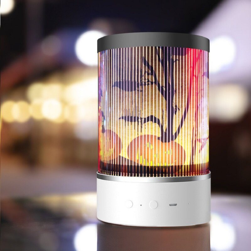 Animáció Led-es Éjszakai Lámpa Távirányítóval Romantic Universe Csillagos Égbolt Vetítőlámpa Usb-töltés Hordozható Fény Karácsonyi Dekoráció