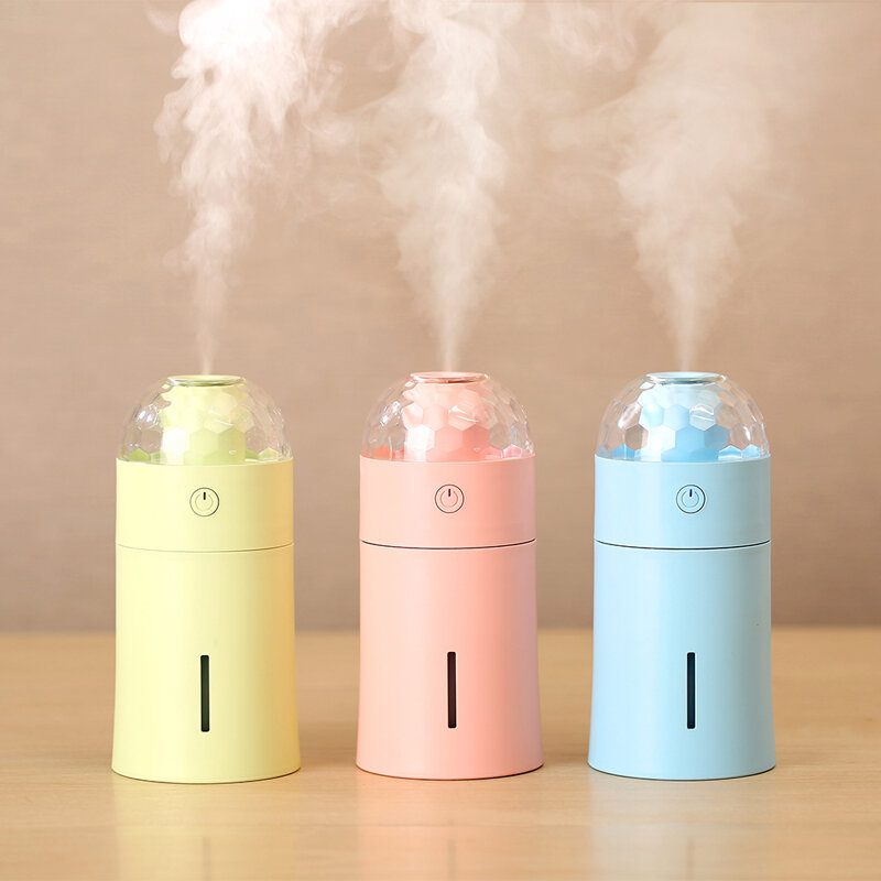 Az Új Magic Cup Ultrahangos Párásító Színes Led Lámpákkal Otthoni Autós Irodai Mini Aromadiffúzoros Tisztító Automatikus Kikapcsoláshoz