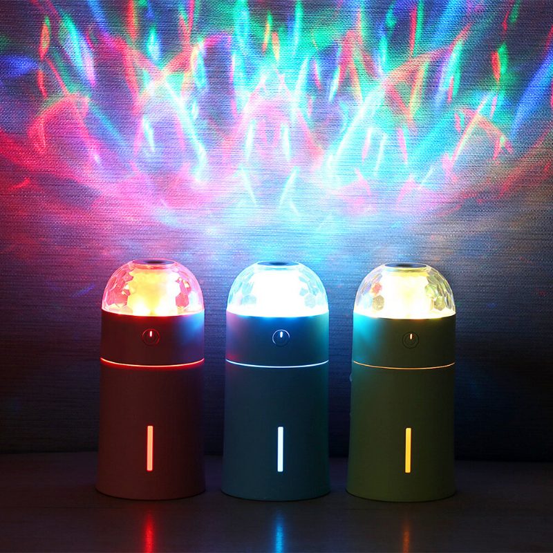 Az Új Magic Cup Ultrahangos Párásító Színes Led Lámpákkal Otthoni Autós Irodai Mini Aromadiffúzoros Tisztító Automatikus Kikapcsoláshoz