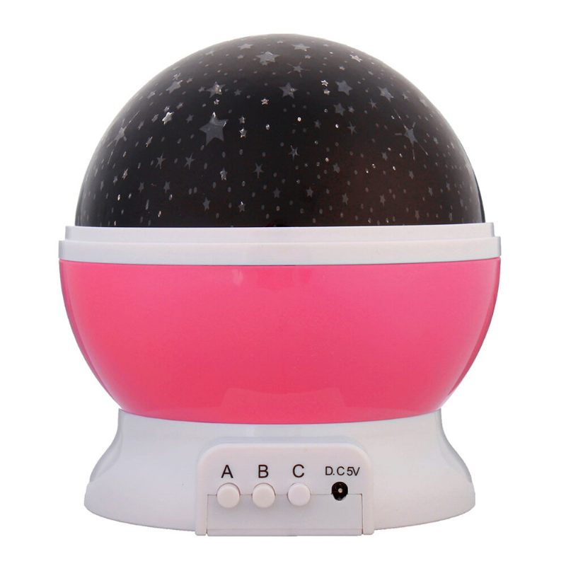 Bakeey Automatikus Forgó Csillagos Ég Vetítő Lámpa Star Moon Színes Gyémánt Csillagfény Projektor Usb Led Éjszakai Fény