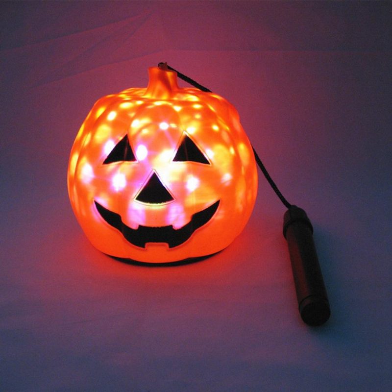 Halloween Led Forgó Függő Töklámpás Éjszakai Fényfesztivál Ajándék Gyerekeknek Otthoni Parti Dekoráció