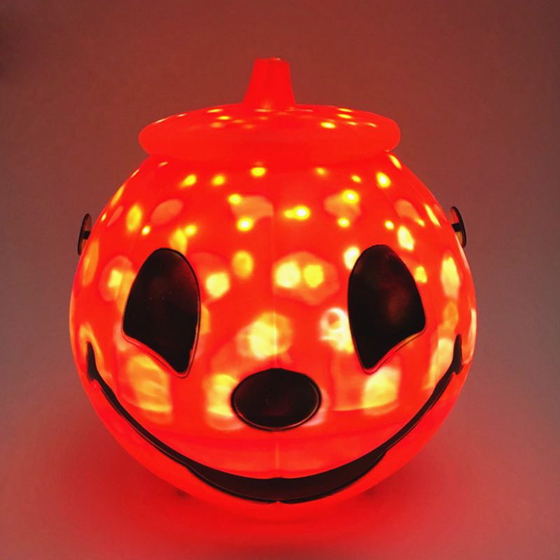 Halloween Led Forgó Függő Töklámpás Éjszakai Fényfesztivál Ajándék Gyerekeknek Otthoni Parti Dekoráció