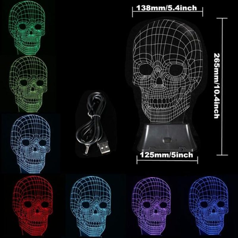 Led 3d Éjszakai Fény Usb Kreatív Otthoni Energiatakarékos Lámpa Éjjeli