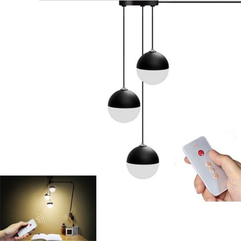 Modern 3 Szélcsengő Golyó Led Usb Mennyezeti Olvasólámpa Nappali Dolgozószoba Dekoratív Éjszakai Lámpa