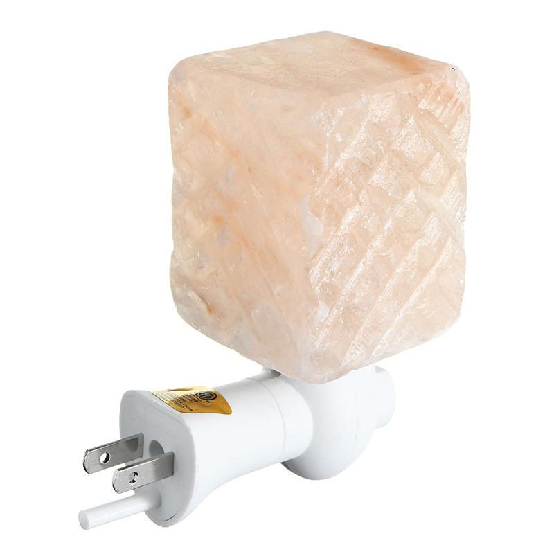 Natural Crystal Himalayan Glow Kézzel Faragott Kristálysó Éjszakai Lámpa Fali Ac110-240v