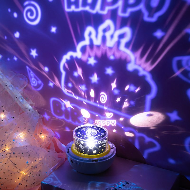 Romantikus Csillagos Éjszakai Égbolt Projektor Lámpa Cosmos Star Led Light Universe Gyerekajándék