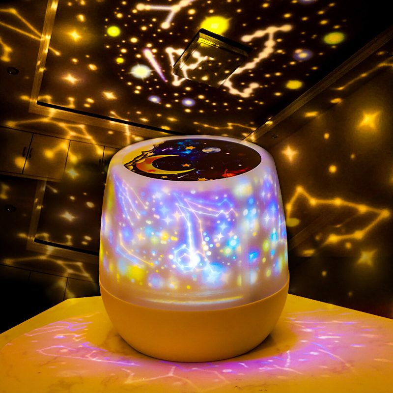 Romantikus Csillagos Éjszakai Égbolt Projektor Lámpa Cosmos Star Led Light Universe Gyerekajándék