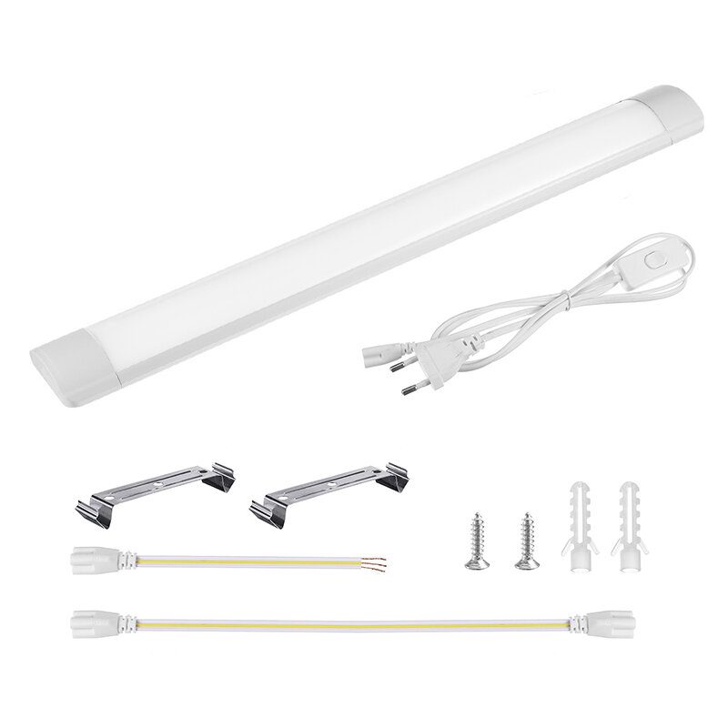 Solmore 60/120cm Led Csőlámpa Fénycső Otthoni Irodai Mennyezeti Világító 4000k Összekapcsolható