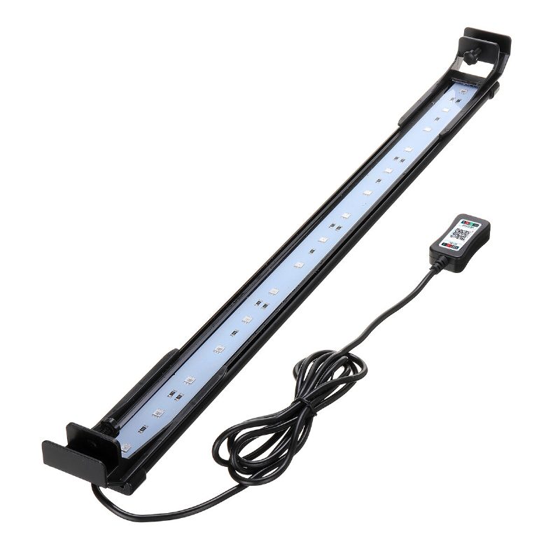 Szabályozható 52 cm-es 16 W-os Bluetooth App Vezérelt Rgb Led Akváriumi Világítás Állítható Felső Lámpa Akváriumhoz/halakvárihoz