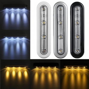 Téglalap Alakú 4led Érintőérzékelős Éjszakai Fény Szekrény Lámpa Otthon Beltéri Dekoráció