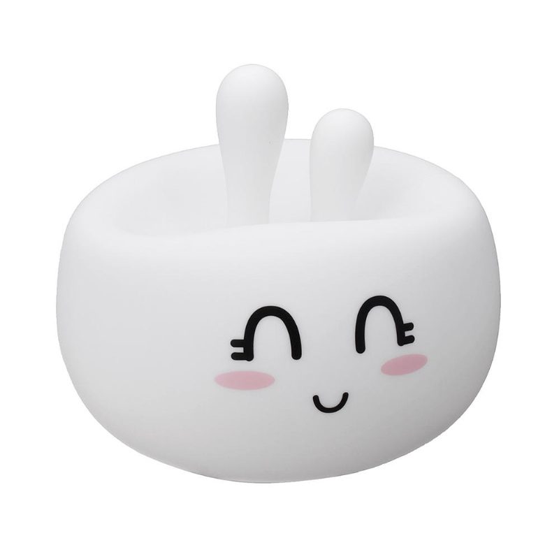 Usb Rgb Újratölthető Aranyos Szilikon Led Éjszakai Lámpa Érintéses Légköri A Gyerekek Alvásához