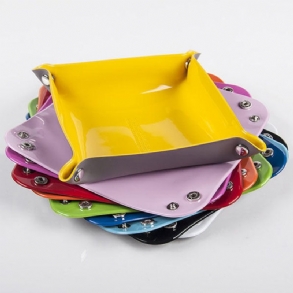 Honana Hn-b50 Színes Pvc Tárolótálca Kulcsok Érmék Pénztárca Tárolódoboz Catchall Íróasztal Inastálca