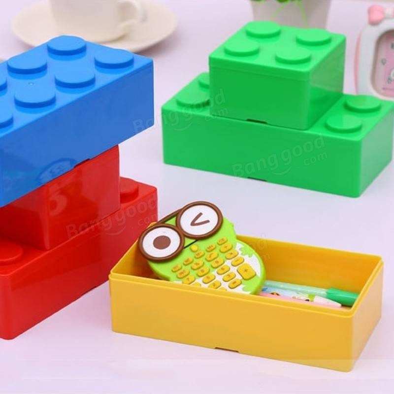 Mini Praktikus Műanyag Kirakós Diy Superposition Overlay Tv Távirányító Kozmetikai Palackok Tároló Doboz