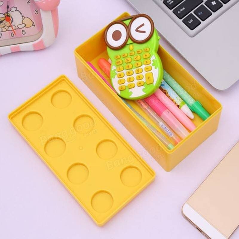 Mini Praktikus Műanyag Kirakós Diy Superposition Overlay Tv Távirányító Kozmetikai Palackok Tároló Doboz