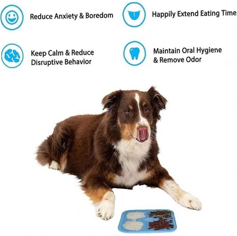 Dog Lick Pad Tapadókorongok Lassú Adagoló