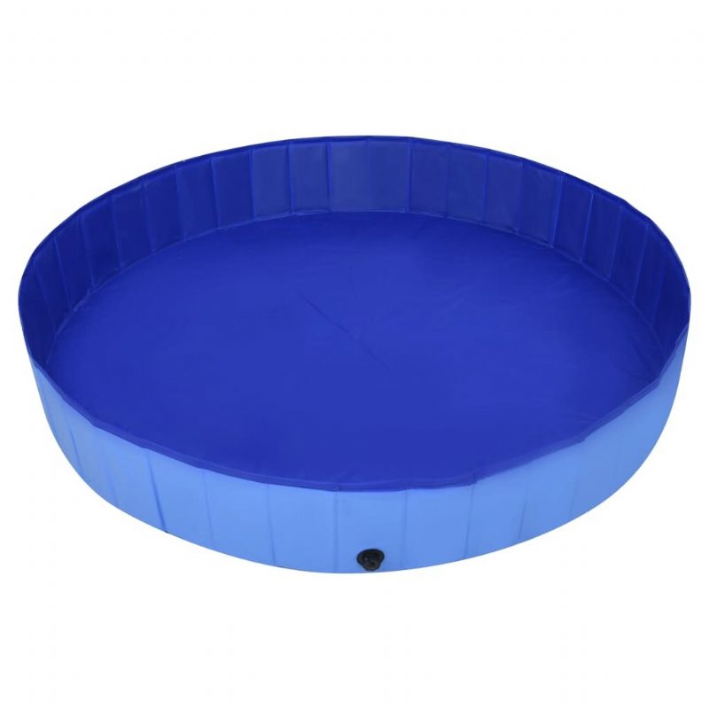 Eu Direct Vidaxl 92603 Összecsukható Kutyaúszómedence Kék 300x40 cm Pvc Kölyökfürdő Fürdő Macskáknak Játszó Gyerekeknek Fürdőkádas Kisállatkellékek