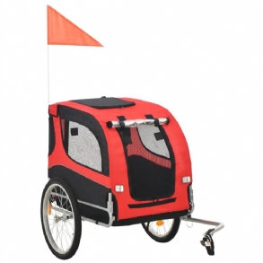 Eu Pet Bike Trailer 91765 Kutyahordozó Kutyáknak És Háziállatoknak Tartós Vázzal Légáteresztő Védőhálóval Könnyen Összeszerelhető Erős Csapágyazással