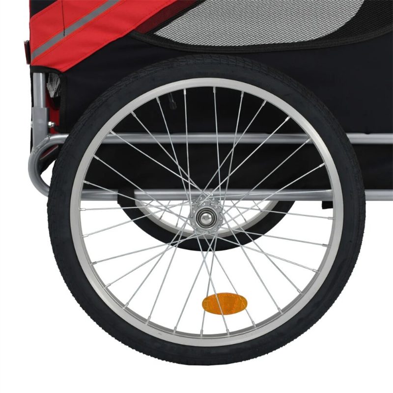 Eu Pet Bike Trailer 91766 Kutyahordozó Kutyák És Házi Kedvencek Számára Tartós Vázzal Légáteresztő Védőhálóval Könnyen Összeszerelhető Kisállatkocsival