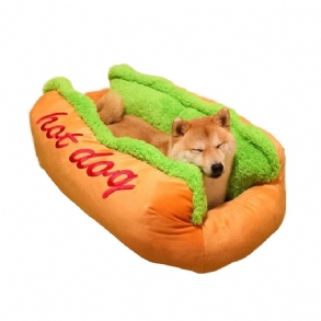 Hot Dog Formájú Kisállat Matrac Kiskutya Macska Puha És Piszkos Kisállatágy S Ls Méret