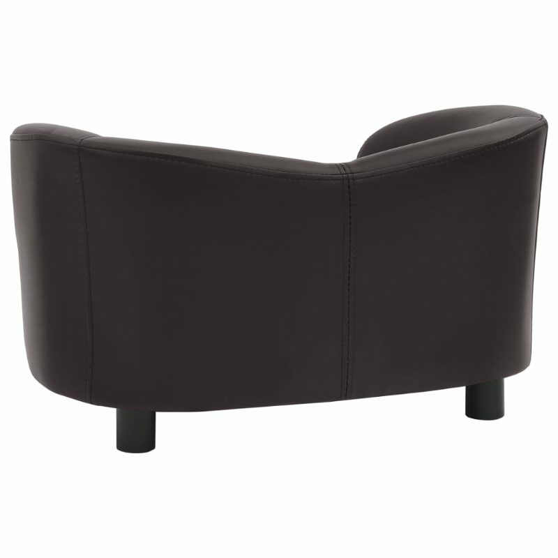 Kutya Kanapé Barna 26.4"x16.1"x15.4" Műbőr