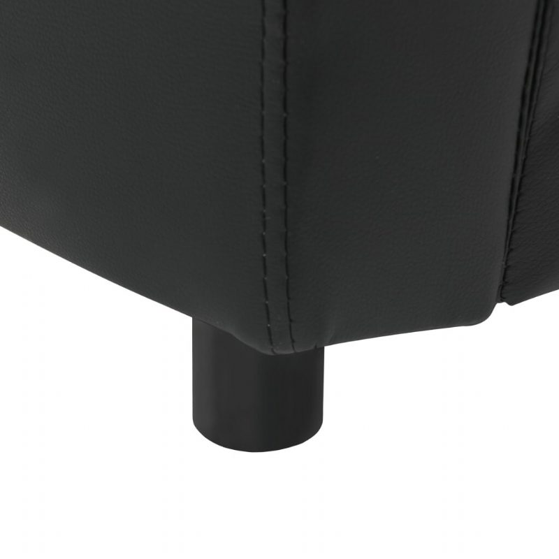 Kutya Kanapé Fekete 26.4"x16.1"x15.4" Műbőr