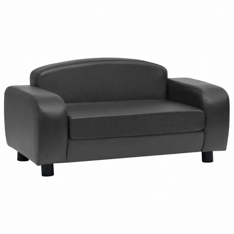 Kutya Kanapé Sötétszürke 31.5"x19.7"x15.7" Műbőr