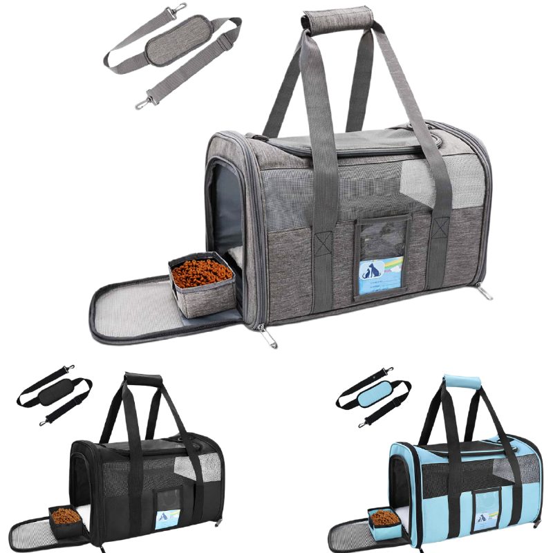 Pet Carrier Légitársaság Által Jóváhagyott Puha Oldalú Macskahordozók Közepes Macskáknak Kis Softy Kutyahordozók Kis Kutyáknak Méretű