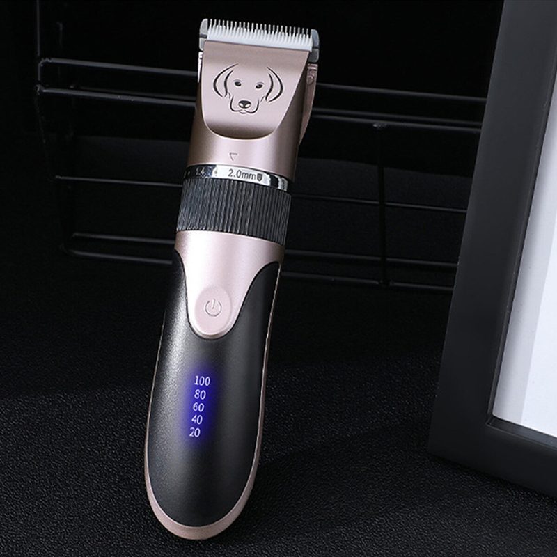 Professzionális Pet Cat Dog Clipper Ápoló Elektromos Type-c Újratölthető Trimmer