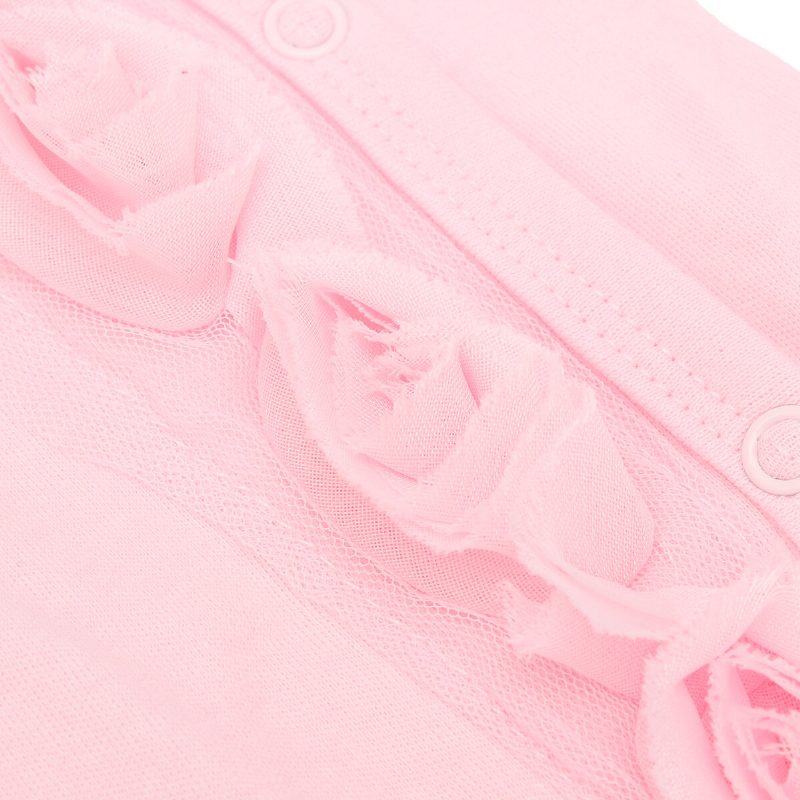 22 Hüvelykes Kézzel Készített Rózsaszín Babaruha Reborn Newborn Baby Girl Jumpsuit Fejdísz