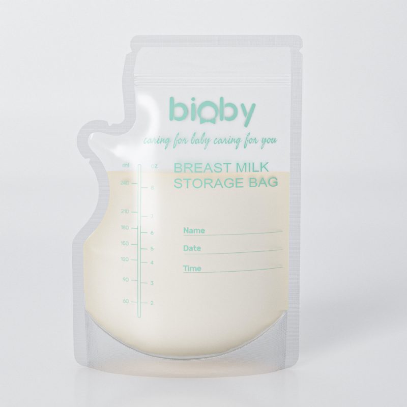 Bioby 100 Db 40 Ml-es Tejes Fagyasztózsákok Szivárgásmentes Anyatej Bébiétel Tároló Táska Bpa Mentes Baba Biztonságos Etetőzacskók