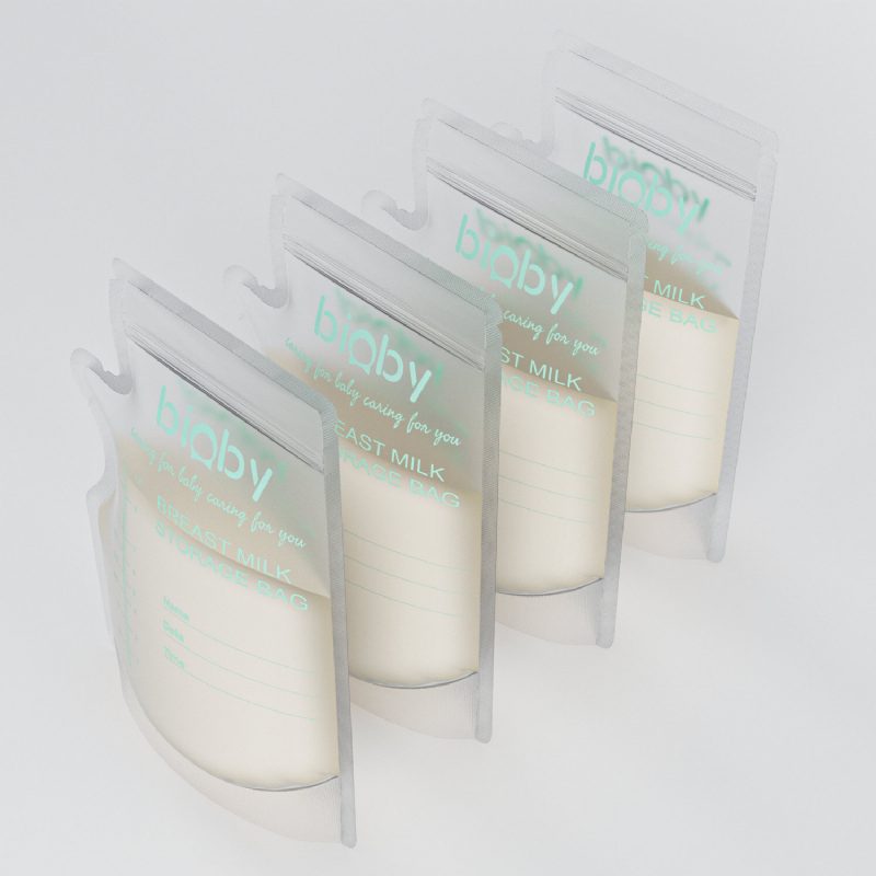 Bioby 100 Db 40 Ml-es Tejes Fagyasztózsákok Szivárgásmentes Anyatej Bébiétel Tároló Táska Bpa Mentes Baba Biztonságos Etetőzacskók