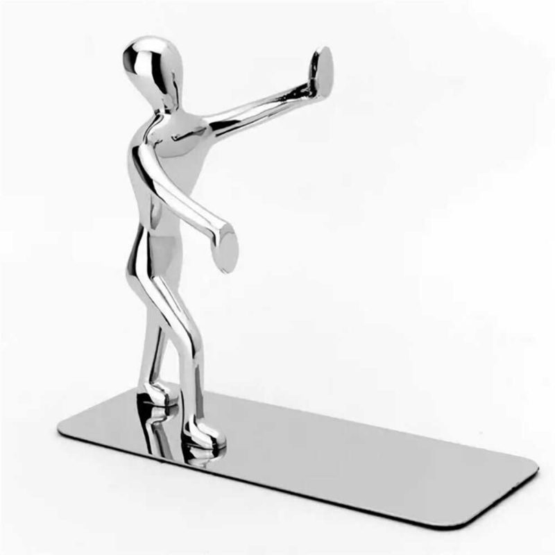 2db Humanoid Figura Könyvtartó Asztalrendező Könyvespolc Otthoni Irodai Dekoráció Asztali Kiegészítők Díszek Kellékek