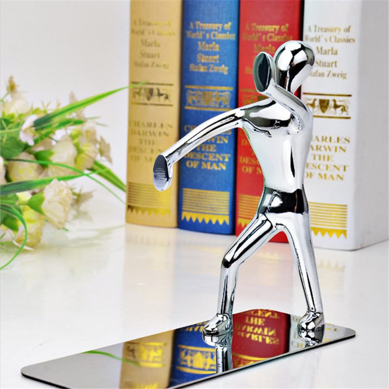 2db Humanoid Figura Könyvtartó Asztalrendező Könyvespolc Otthoni Irodai Dekoráció Asztali Kiegészítők Díszek Kellékek