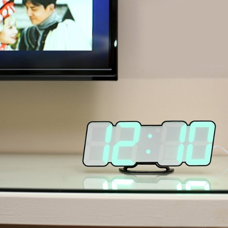 30 Digitális Rgb Led Ébresztőóra Távirányító Hőmérséklet Páratartalom Asztali Hangvezérlés Falra Szerelhető Óra