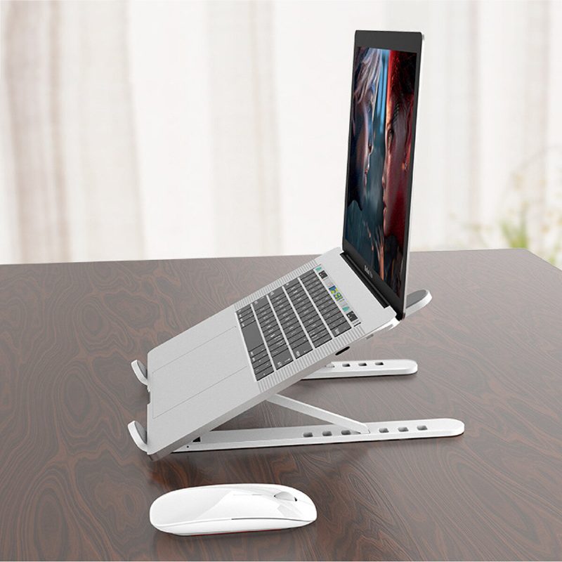 Állítható Laptop Állvány Tartó Notebook Számítógép Hűtőlap Hordozható Támasztó Talp Asztali Emelőkonzol