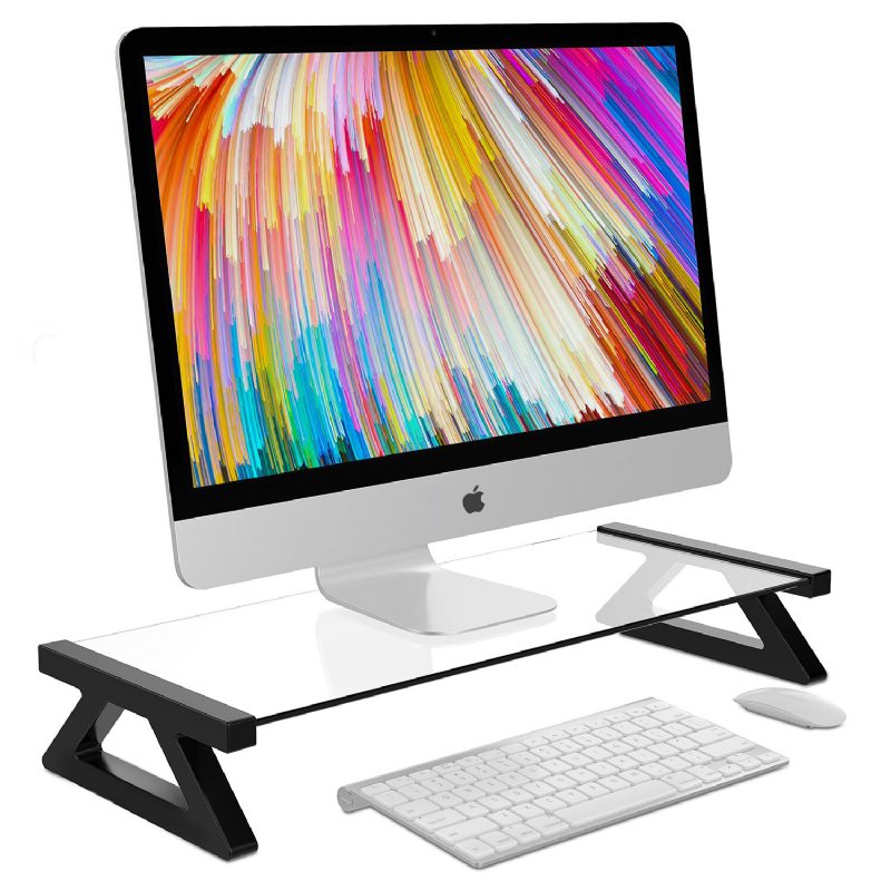 Edzett Üveg Monitor Állvány Felszálló Laptop
