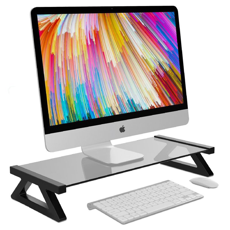 Edzett Üveg Monitor Állvány Felszálló Laptop