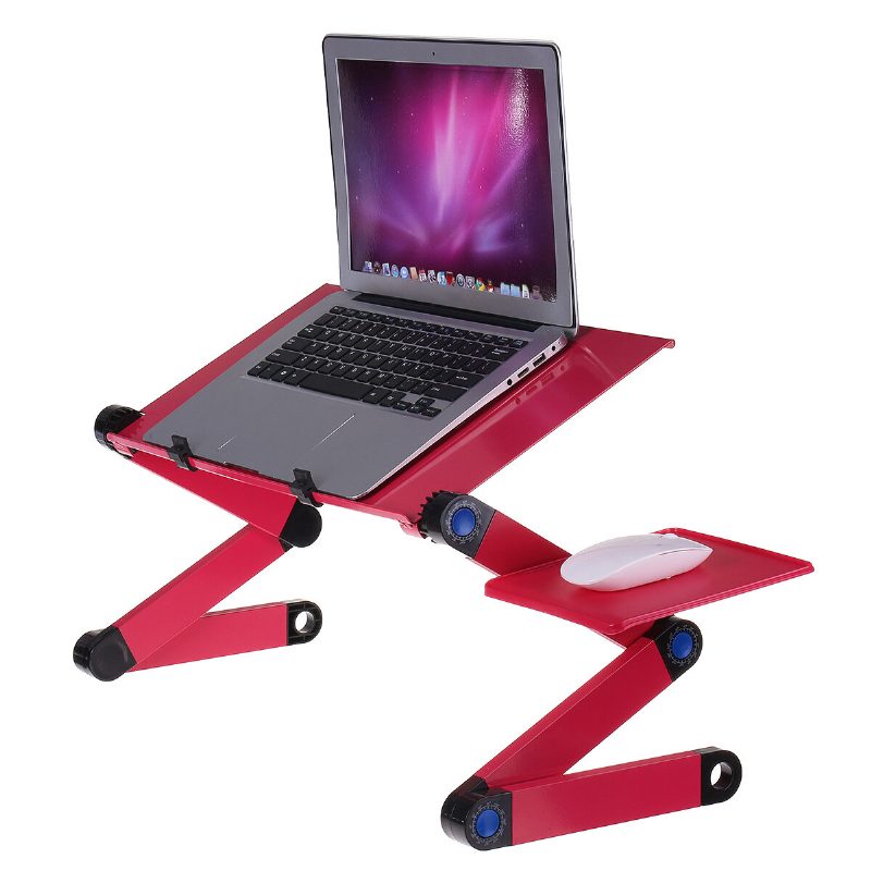 Hűtő Laptop Asztal 360 Fokos Alumíniumötvözet Állítható Összecsukható Notebook Kanapéágy Háztartási Kellékekhez