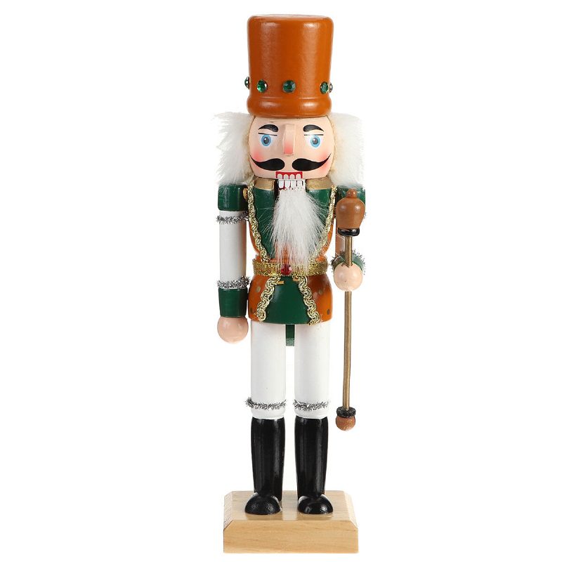 Karácsonyi Diótörő Katona Baba Fa Báb Vintage Asztali Díszek 25 cm Fesztivál Dekoráció