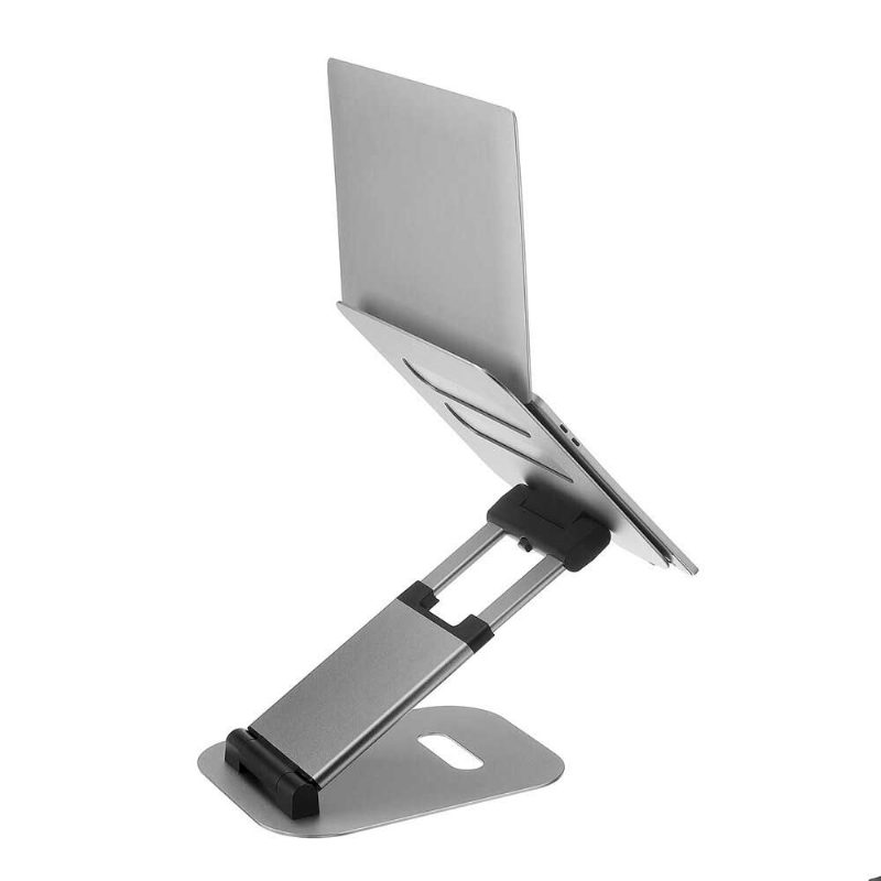 Laptop Állvány Alumínium Ötvözetből Állítható Magasságú Hordozható Notebook Tartó Konzol Otthoni Irodai Kellékek