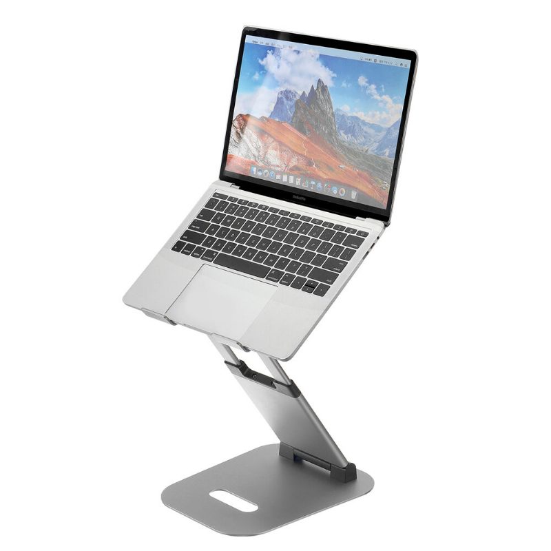 Laptop Állvány Alumínium Ötvözetből Állítható Magasságú Hordozható Notebook Tartó Konzol Otthoni Irodai Kellékek