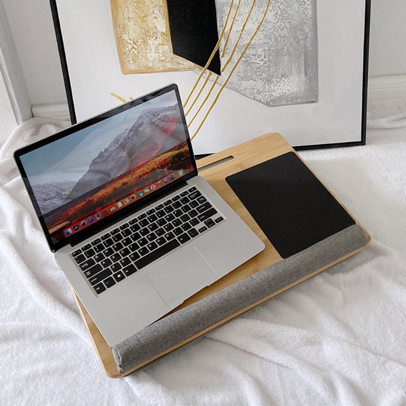 Laptop Íróasztal Asztali Állvány Jegyzetfüzet Asztallap Tálca Ágy Kanapé Párnaasztal Kihajtható Lustaasztal Gyerekeknek Diákotthon