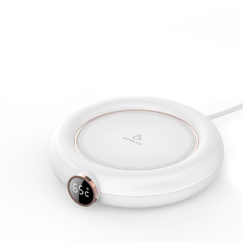 M306 10 W-os Usb Fűtés Meleg Csésze Matt 3 Sebességfokozatú Érintőképernyős Vezérlésű Digitális Kijelző Állítható Időzítő Melegítő Kávé Tej Tea Készítéséhez