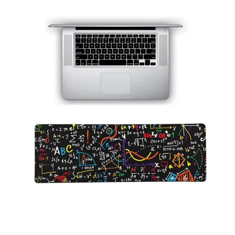 Math Formula Mouse Pad Comfort Gaming Egérpad Nagy Méretű Csúszásgátló Lock Edge E-sport Billentyűzet Asztali Egéralátét Pc Számítógéphez