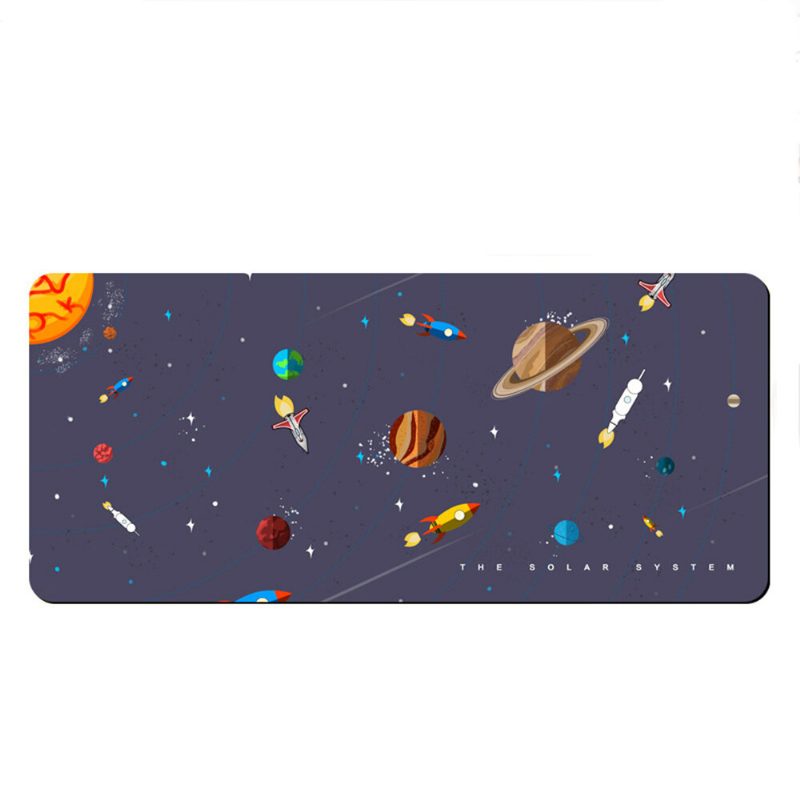 Rocket Explore Játék Egérpad Nagy Méretű Asztali Vastagított Lezárt Élű Csúszásgátló Gumi Egéralátét Otthoni Irodába