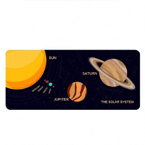 Solar System Játék Egérpad Nagy Méretű Vízálló Asztali Vastagított Lezárt Élű Csúszásgátló Gumi Egéralátét Otthoni Irodába