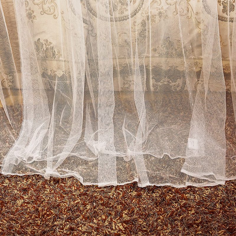 1.8 X 2 M Luxus Princess Stílusú Ágyháló Függönypanel Ágynemű Baldachin Négy Sarok Szúnyogháló
