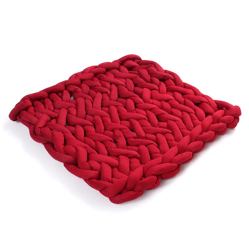 50 X 50 cm-es Kézzel Készített Kötött Takaró Pamut Puha Mosható Szöszmentes Dobás Sokszínű Vastag Szálú Takarók