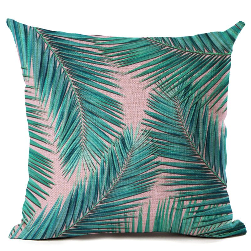 Honana 45x45cm Lakásdekorációs Fa Növények Párnahuzat